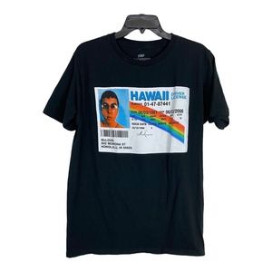 Super Bad Mens TAdult Tee Shirt Size Medium McLovin Hawaii Drivers License
